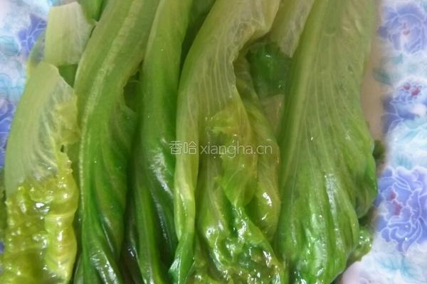 肉沫生菜的做法图解2
