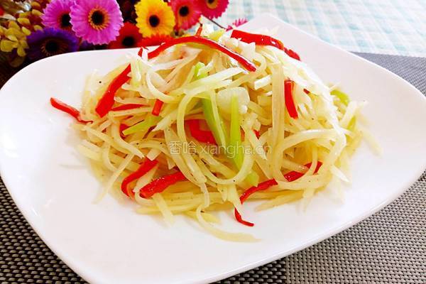 彩椒炒土豆丝的做法图解8