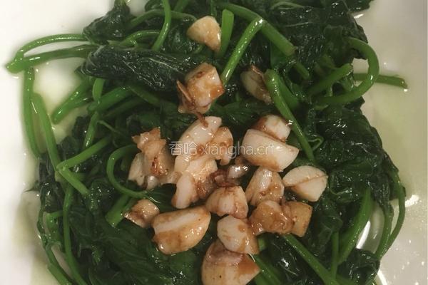蒜蓉炒番薯叶的做法图解3