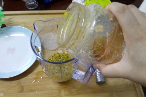 百香果汁的做法图解4