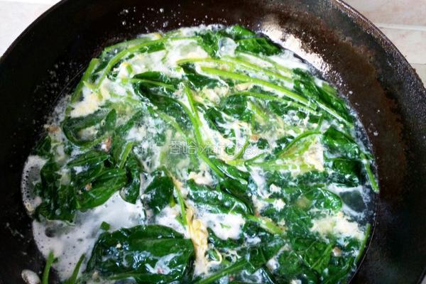 菠菜鸡蛋汤的做法图解4