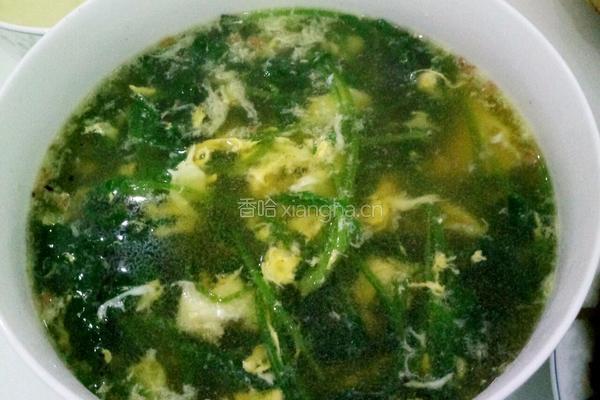 菠菜鸡蛋汤的做法图解5