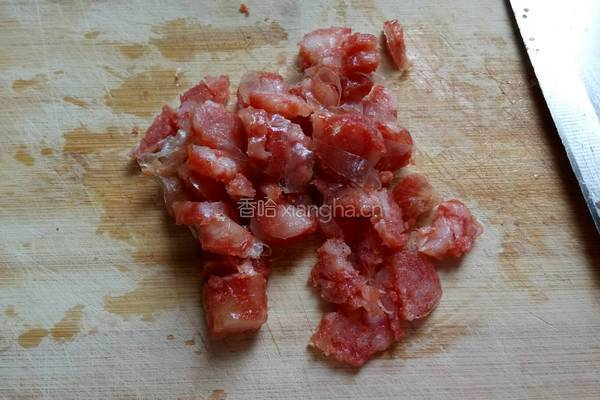三色炒饭的做法图解3