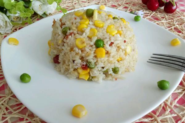 三色炒饭的做法图解10