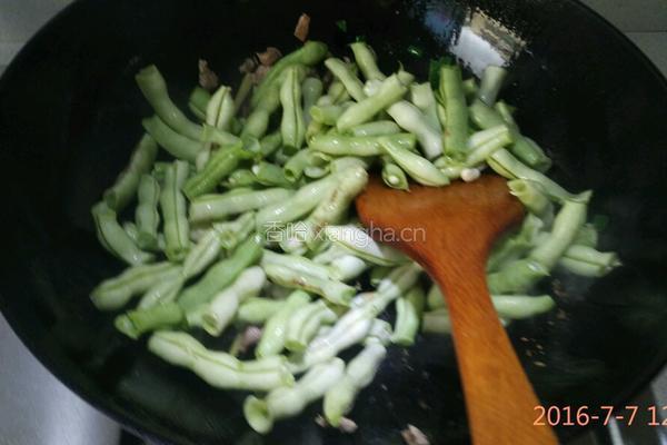 炖豆角的做法图解4