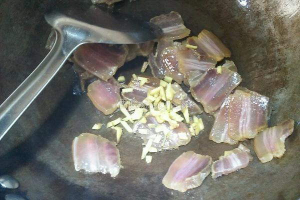 腊肉炒四季豆的做法图解6