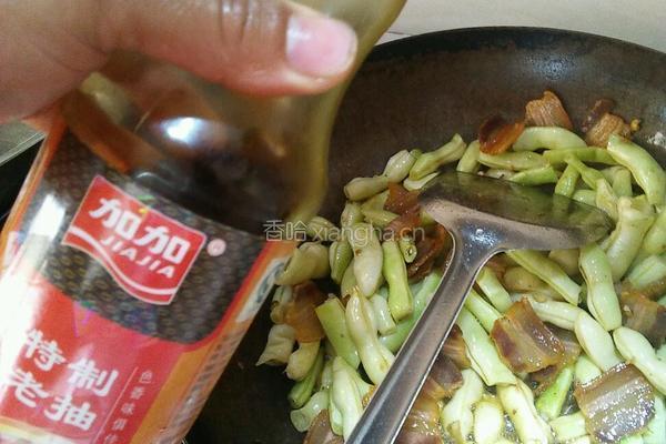 腊肉炒四季豆的做法图解11