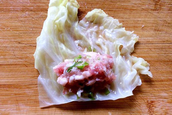 卷心菜肉糜卷的做法图解6