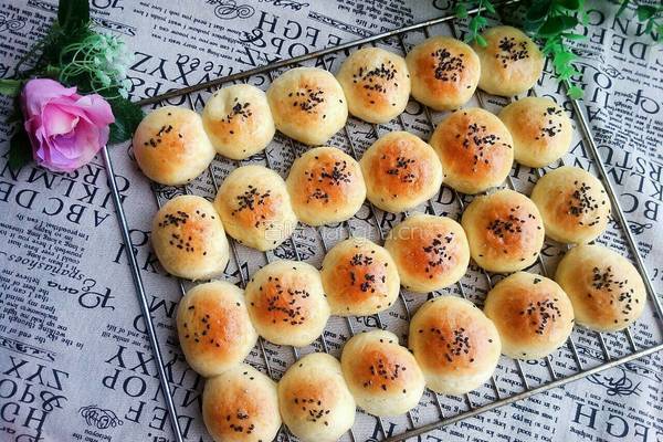 奶油蜜豆迷你小面包的做法图解12