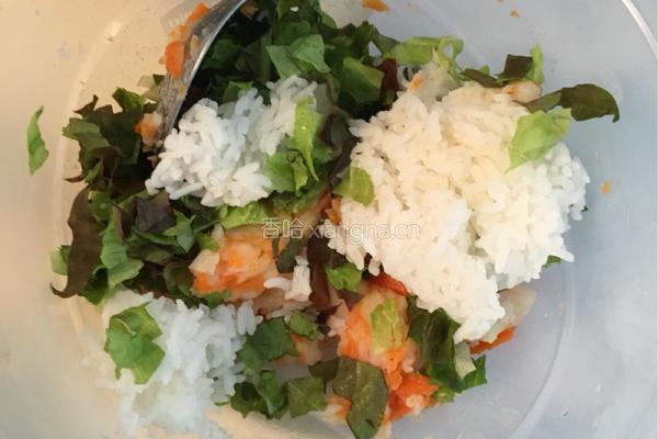 香煎土豆米饭饼的做法图解3