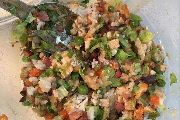 香煎土豆米饭饼的做法图解4