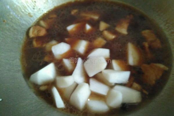 萝卜炖红烧肉的做法图解6