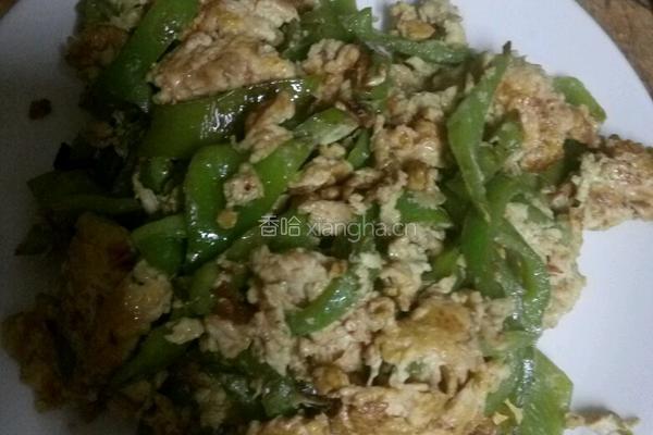 青椒鸡蛋的做法图解6