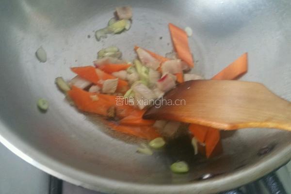 香菇炒油菜的做法图解4