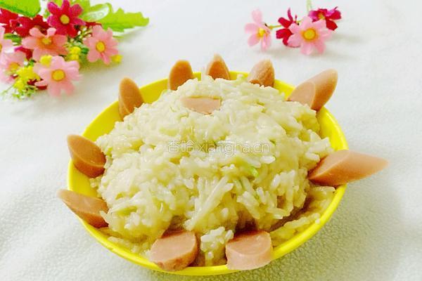 绿豆芽煮饭的做法图解8