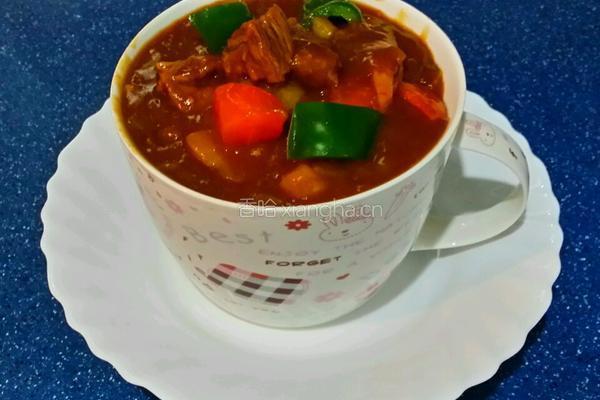 日式咖喱牛腩飯的做法图解10