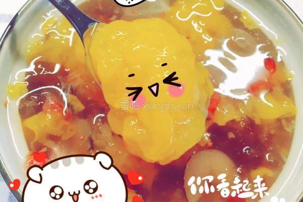 金耳皂角米桃胶蔓越莓羹的做法图解6