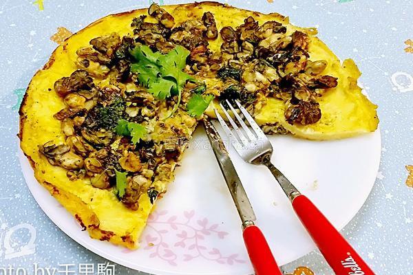 牡蛎烙蛋饼的做法图解12