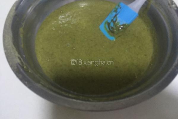 抹茶蛋糕的做法图解4