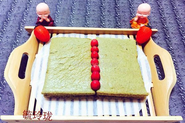 抹茶蛋糕的做法图解12