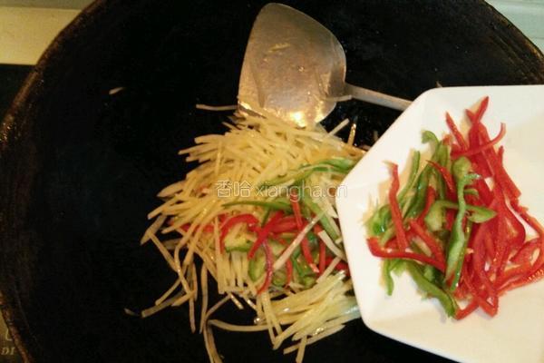 双椒土豆丝的做法图解5