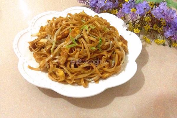 绿豆芽炒面的做法图解9
