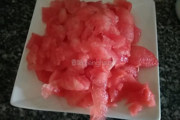 西瓜奶昔的做法图解3