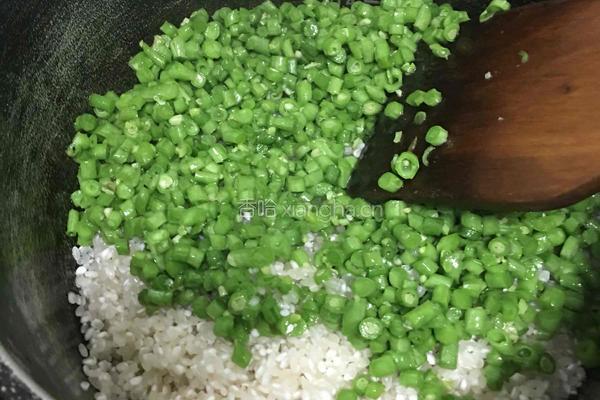 长豆角米饭的做法图解5