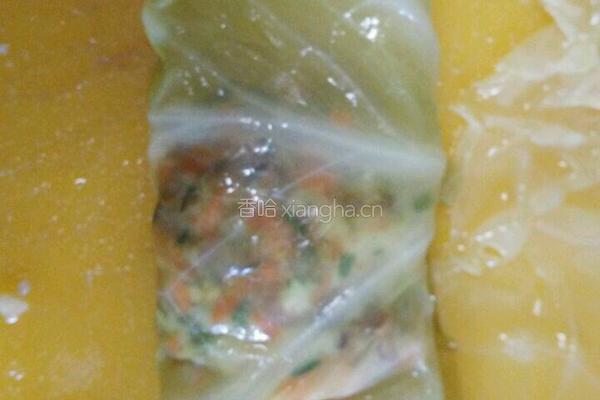 卷心菜包肉肉的做法图解7
