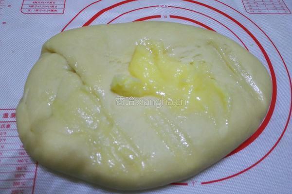 玫瑰酱牛奶土司的做法图解3