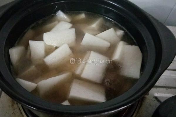 白萝卜炖牛杂的做法图解5