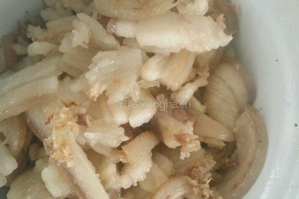 千叶豆腐回锅肉的做法图解1