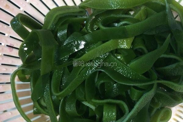 海带炒绿豆芽的做法图解2