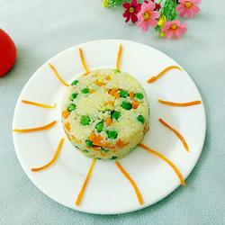 豌豆胡萝卜蛋炒饭的做法[图]