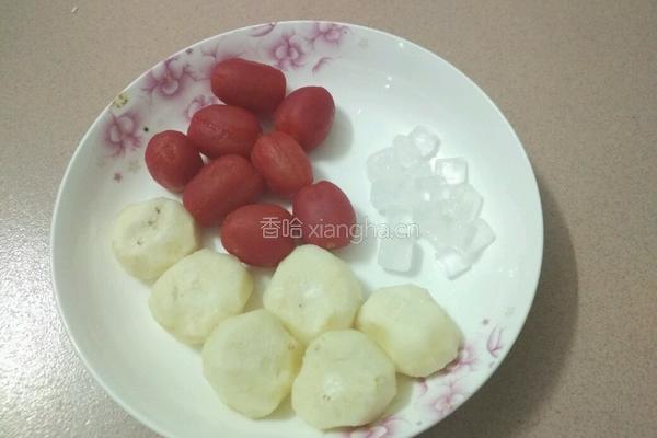 圣女果马蹄糖水的做法图解3