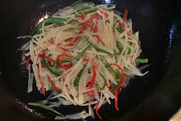 彩椒土豆丝的做法图解5