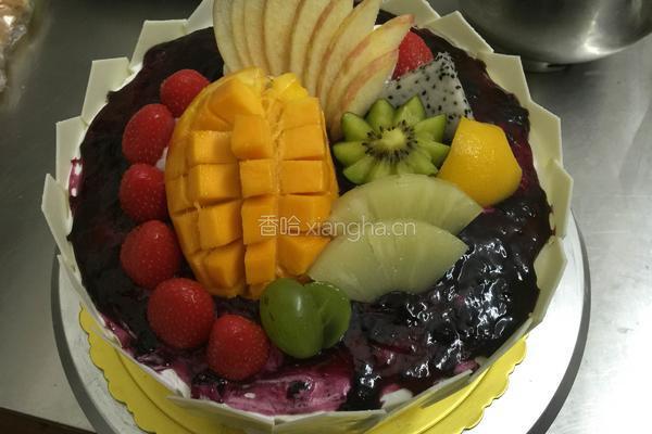 圣女果水果蛋糕的做法图解7