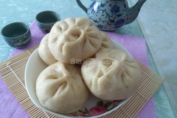 海菜猪肉馅包子的做法图解8