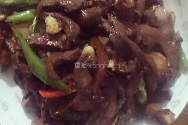 爆炒猪心的做法图解5