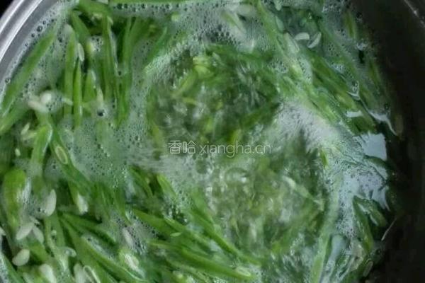 豆豉香肠炒豆角的做法图解4