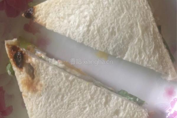 鸡蛋火腿三文治