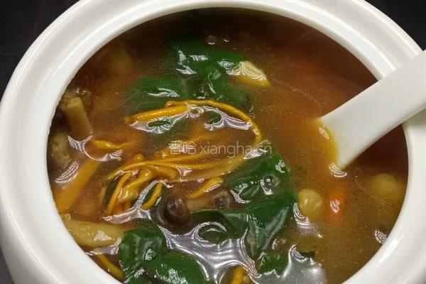 甜菜虫草汤的做法图解4
