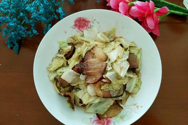 卷心菜炒腊肉