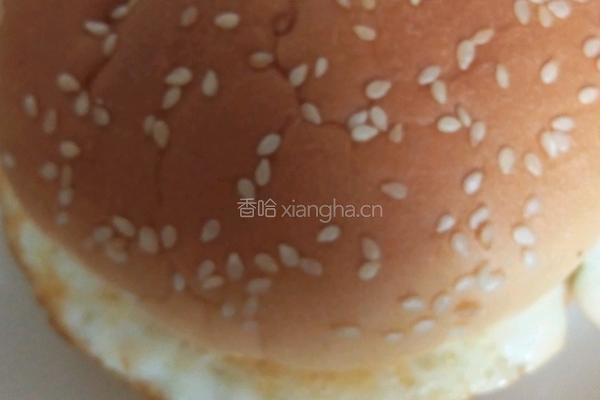 鸡蛋牛油果汉堡的做法图解4