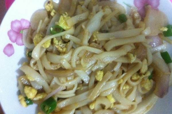 炒河粉的做法图解3