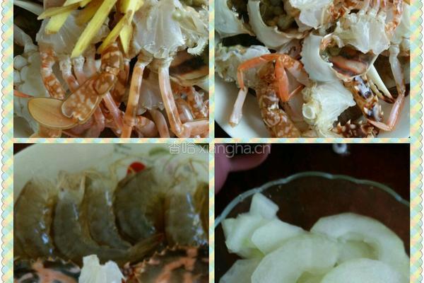 三鲜冬瓜汤的做法图解2