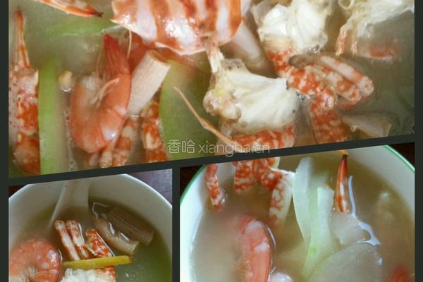 三鲜冬瓜汤的做法图解4