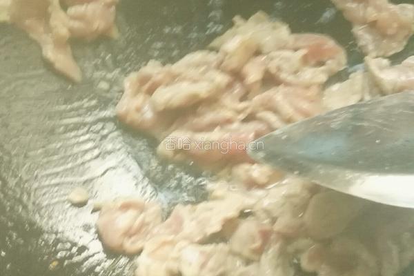 彩椒肉片炒苦瓜的做法图解3