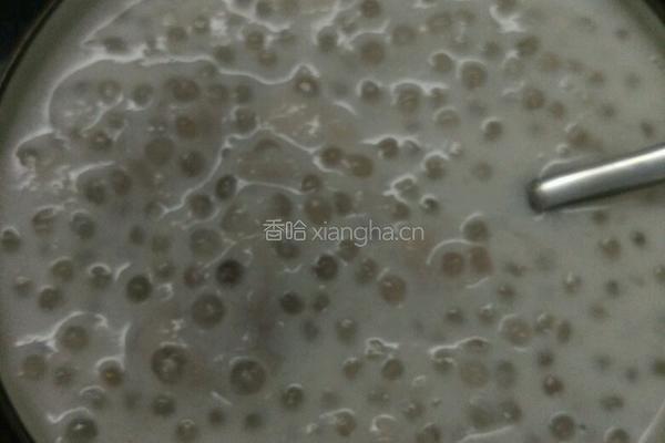 椰汁香芋西米露的做法图解6