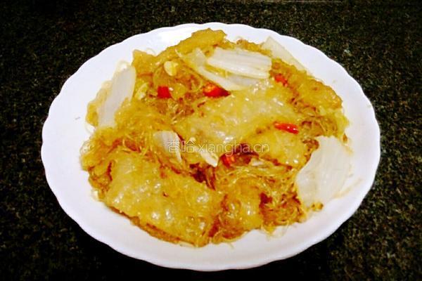 猪皮炒粉丝的做法图解8